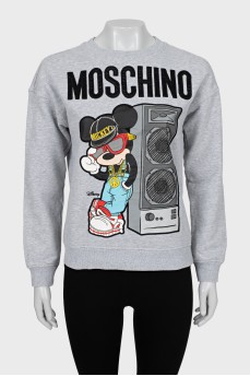 Sweatshirt by H&M x Moschino