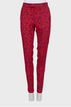 Paisley trousers with arrows
