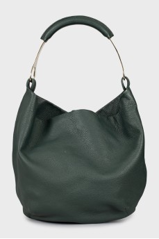 Green Leather Hobo Bag