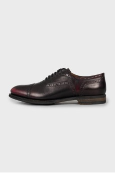Leather lace-up brogues