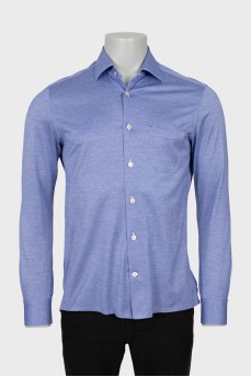 Men's shirt with patch pocket