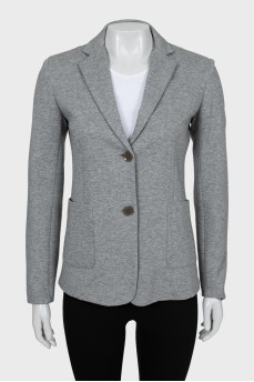 Gray fitted jacket