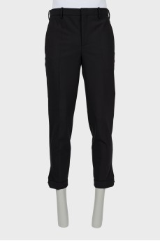 Men's tapered trousers with tag