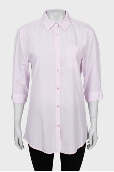 Pink short sleeve shirt