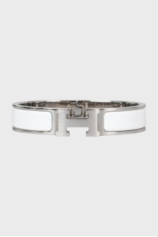 Two-tone Clic H bracelet