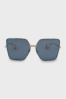 Sunglasses with gold frames
