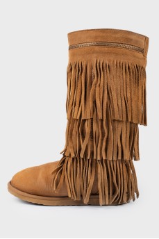 UGG boots with fringes