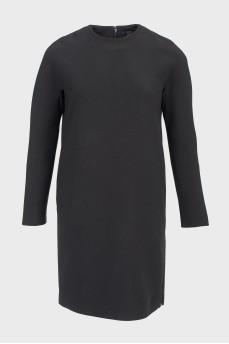 Black dress with zipper