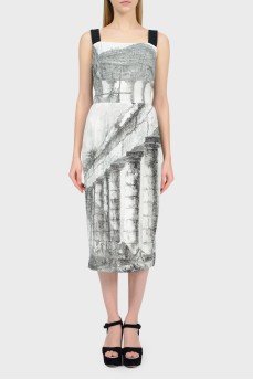 Dress in an abstract print