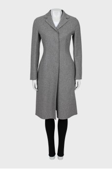 Fitted grey coat