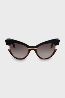 Combination cat eye sunglasses