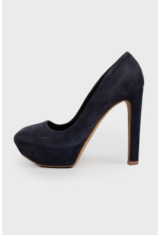 Dark blue shoes