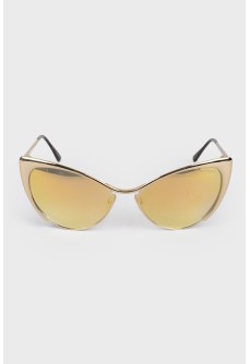 Gold colored sunglasses