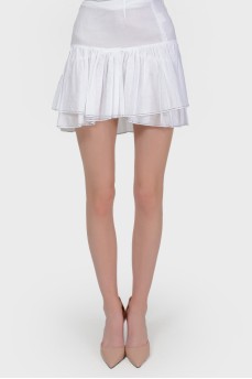 White Mini-skirt with tag