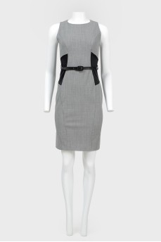 Sleeveless gray dress