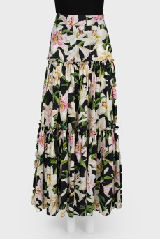 Maxi -Maxi skirt in a floral print