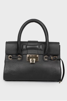 Black bag with two handles