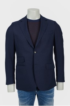 Men's blazer with back slits