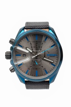Men's watches with a graphite-blue dial