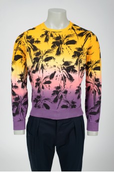 Men's sweatshirt with palm trees with tag