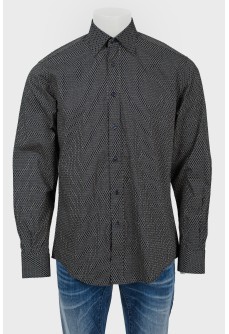 Men\'s shirt with padded collar