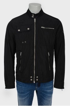 Men's jacket with a tag