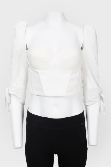 TOP corset-type with sleeves-tunics