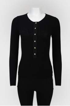 Vintage jumper with a bar on buttons