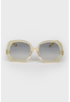 Wayfarer sunglasses beige