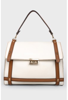 Bag with brown trim