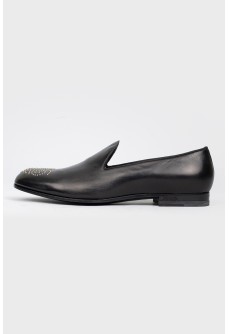 Men\'s lofors with rivets in front