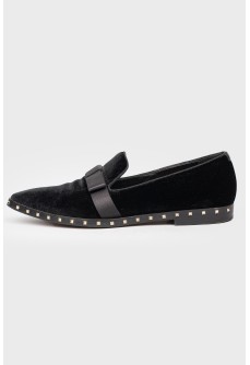 Velor loafers