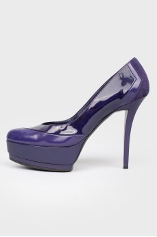 Purple stilettos