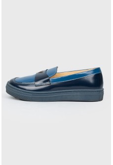 Blue children\'s loafers