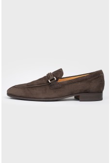 Men\'s brown suede loafers