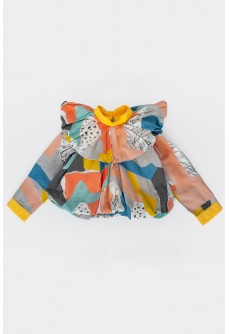 Children\'s colored blouse with a collar