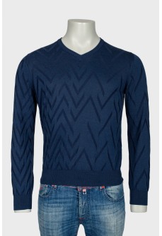 Men\'s geometric pattern sweater