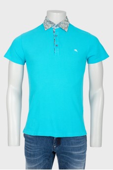 Men's bright T -shirt polo