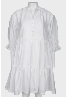 White loose dress with a tag