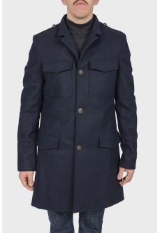 Men\'s coat dark blue, with the tag