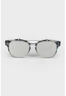 Removable mirror lens sunglasses