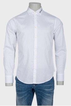 Men's shirt white, with tags