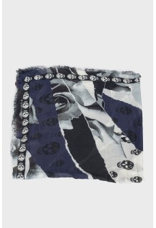 Print scarf, with tag