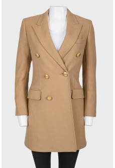 Gold buttons coat