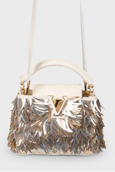 Capucines bag with sequins