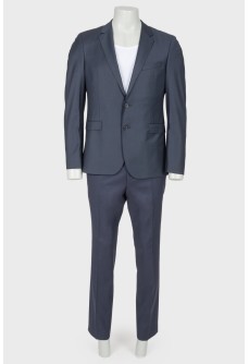 Men\'s black and blue suit, with tag