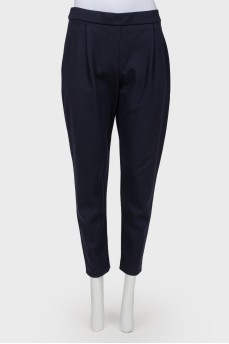 Insulated black and blue trousers