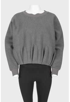 Grey loose fitting sweatshirt