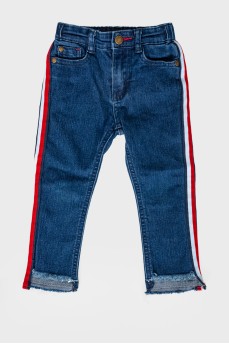 Children's ripped effect underneath jeans