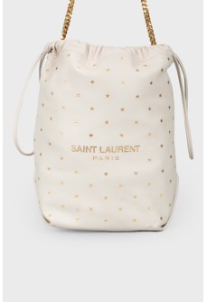 Saint Laurent Star Print Shoulder Bag